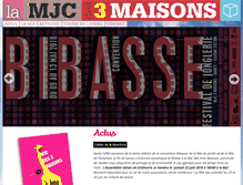 Tablet Screenshot of mjc3maisons.fr